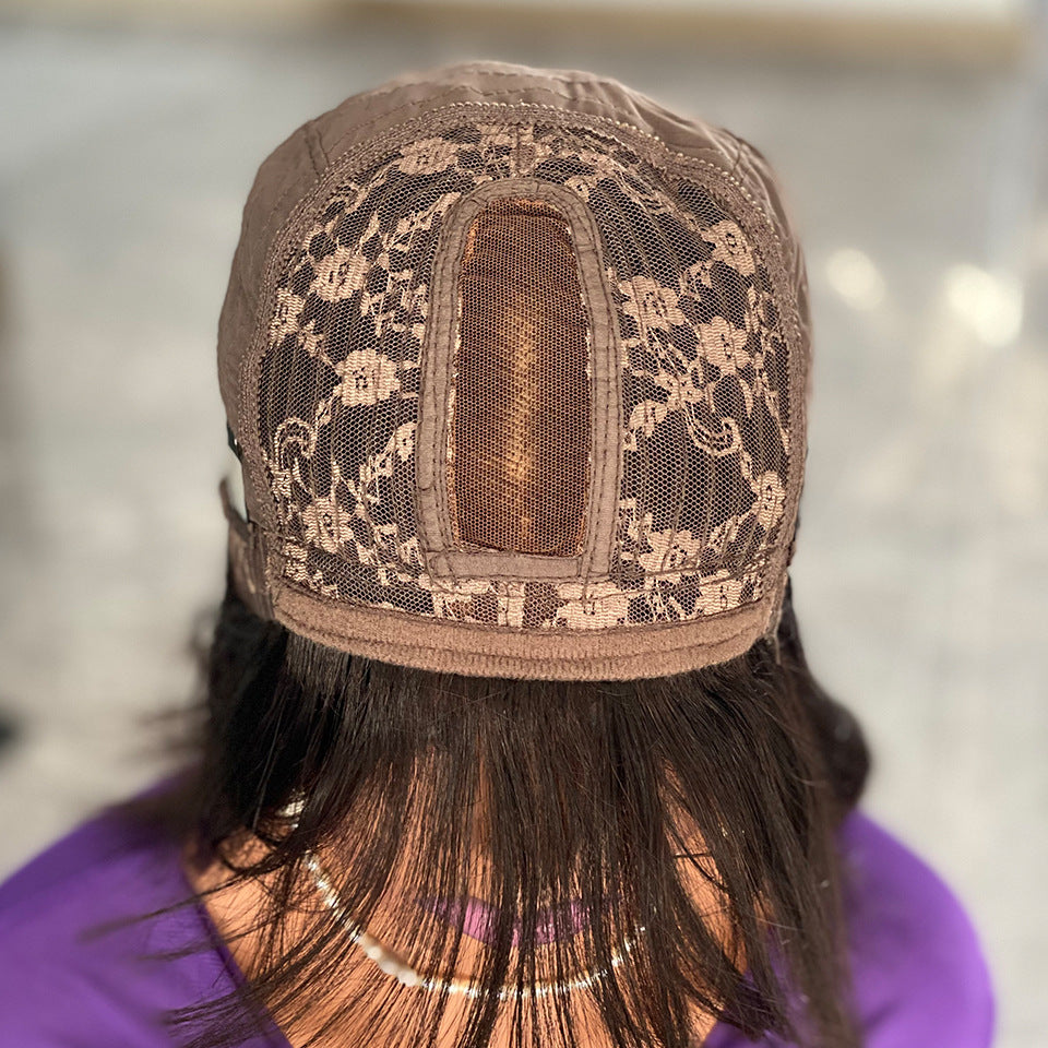 Human Hair Bob Lace Wig(10inches)