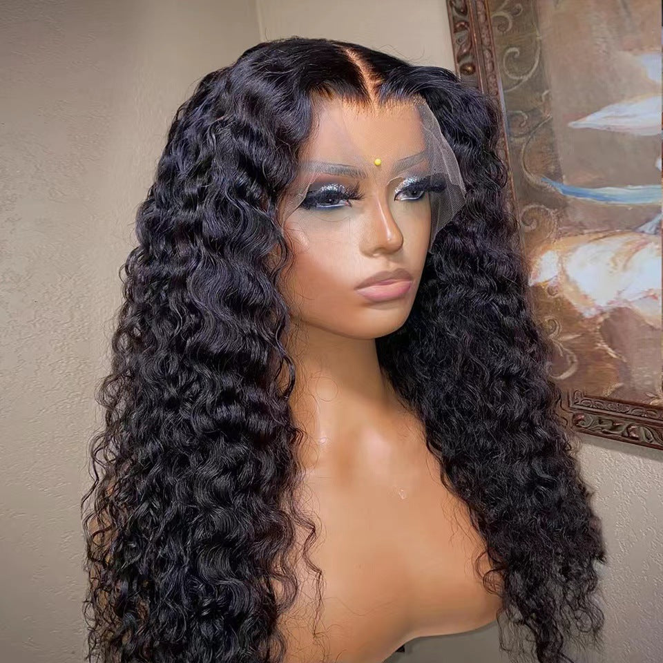 Glueless Curly Front Lace Wig(16inches)