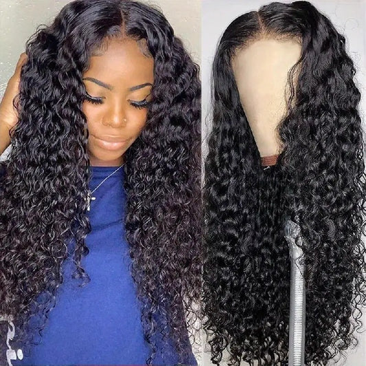 Black Glueless Synthetic Lace Front Wig – HD Lace, Ready-to-Wear, 16-32 Inch