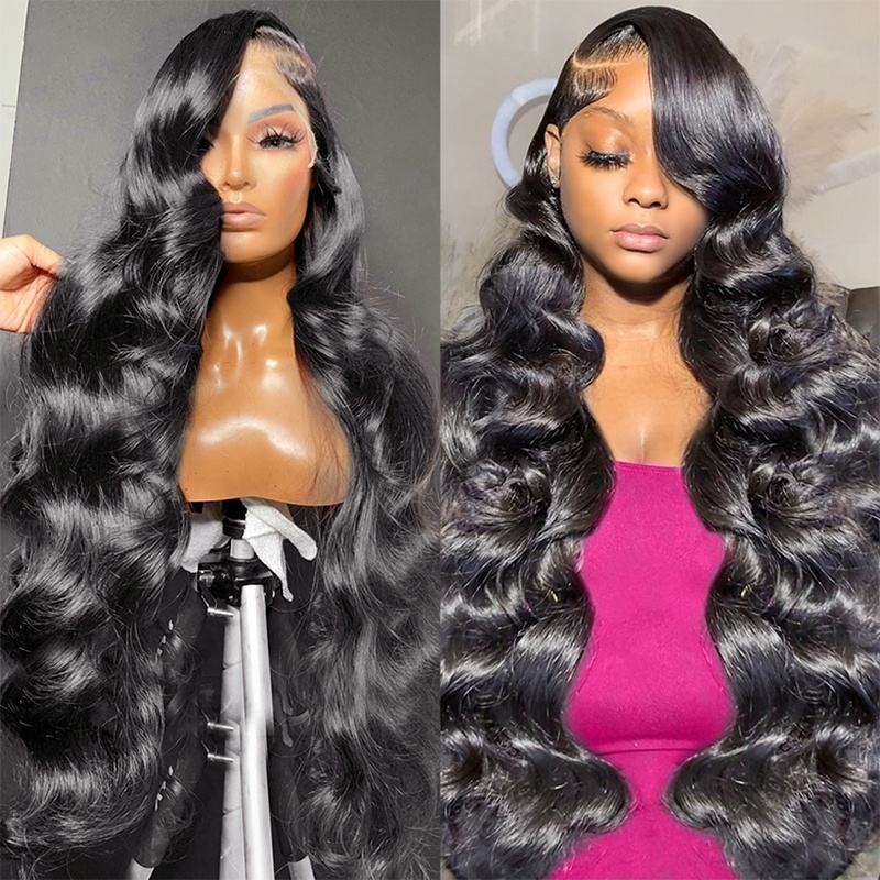 16-22 Inch 200% Density Remy Human Hair Glueless HD Lace Front Wig – Pre-Plucked, Natural Hairline